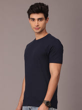Load image into Gallery viewer, Navy Basic Tee