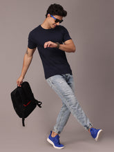 Load image into Gallery viewer, Navy Basic Tee