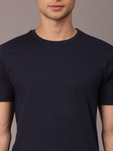 Load image into Gallery viewer, Navy Basic Tee