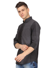 Load image into Gallery viewer, Black Checks Shirt Shirt www.epysode.in