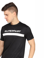 Load image into Gallery viewer, Black Energetic Sports T-Shirt T-Shirt www.epysode.in