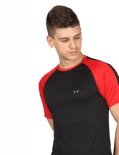 Load image into Gallery viewer, Black Raglan Sports T-Shirt T-Shirt www.epysode.in