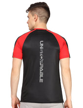 Load image into Gallery viewer, Black Raglan Sports T-Shirt T-Shirt www.epysode.in