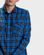 Load image into Gallery viewer, Blue Flannel Checks Shirt Shirt www.epysode.in