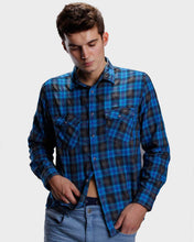 Load image into Gallery viewer, Blue Flannel Checks Shirt Shirt www.epysode.in