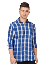 Load image into Gallery viewer, Blue & White Checks Shirt Shirt www.epysode.in