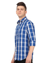 Load image into Gallery viewer, Blue & White Checks Shirt Shirt www.epysode.in