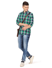 Load image into Gallery viewer, Green Checks Shirt Shirt www.epysode.in