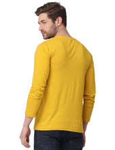 Load image into Gallery viewer, Henley Mustard Yellow T-shirt t-shirt www.epysode.in