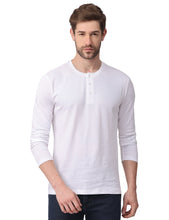Load image into Gallery viewer, Henley White T-shirt t-shirt www.epysode.in