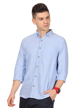 Load image into Gallery viewer, Light Blue Solid Shirt Shirt www.epysode.in