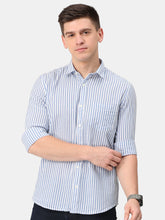 Load image into Gallery viewer, Light Blue Striped Shirt Shirt www.epysode.in