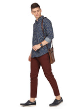 Load image into Gallery viewer, Navy Floral Print Shirt Shirt www.epysode.in