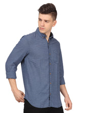 Load image into Gallery viewer, Navy Stripes Shirt Shirt www.epysode.in