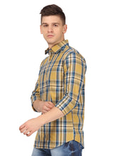 Load image into Gallery viewer, Ochre Checks Shirt Shirt www.epysode.in
