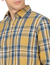 Load image into Gallery viewer, Ochre Checks Shirt Shirt www.epysode.in