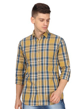 Load image into Gallery viewer, Ochre Checks Shirt Shirt www.epysode.in