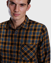 Load image into Gallery viewer, Ochre Yellow Flannel Checks Shirt Shirt www.epysode.in