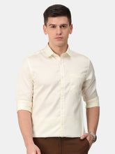 Load image into Gallery viewer, Off White Cotton Shirt Shirt www.epysode.in