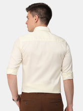 Load image into Gallery viewer, Off White Cotton Shirt Shirt www.epysode.in