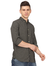 Load image into Gallery viewer, Olive Checks Shirt Shirt www.epysode.in