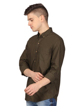 Load image into Gallery viewer, Olive Solid Shirt Shirt www.epysode.in