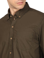 Load image into Gallery viewer, Olive Solid Shirt Shirt www.epysode.in