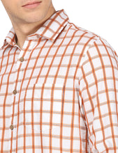 Load image into Gallery viewer, Orange Checks Shirt Shirt www.epysode.in