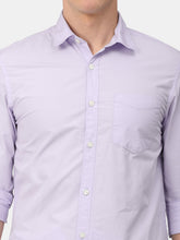 Load image into Gallery viewer, Solid Lilac Cotton Shirt Shirt www.epysode.in
