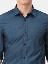 Load image into Gallery viewer, Solid Navy Shirt Shirt www.epysode.in