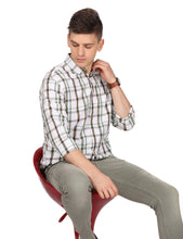 Load image into Gallery viewer, White Checks Shirt Shirt www.epysode.in