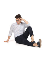 Load image into Gallery viewer, White Floral Print Shirt Shirt www.epysode.in