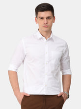 Load image into Gallery viewer, White Solid Shirt Shirt www.epysode.in