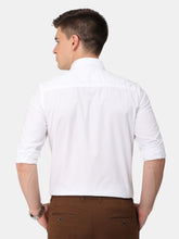 Load image into Gallery viewer, White Solid Shirt Shirt www.epysode.in