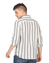 Load image into Gallery viewer, White Stripes Shirt Shirt www.epysode.in