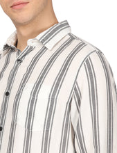 Load image into Gallery viewer, White Stripes Shirt Shirt www.epysode.in