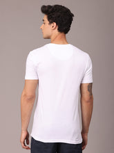 Load image into Gallery viewer, White Basic V-neck Tee
