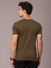 Load image into Gallery viewer, Olive Basic V-neck Tee
