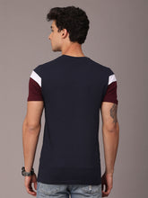 Load image into Gallery viewer, Navy Panel Tee
