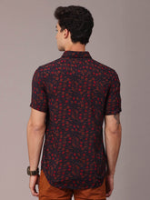 Load image into Gallery viewer, Floral Viscose Half Sleeves Shirt
