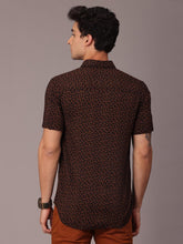 Load image into Gallery viewer, Leopard Viscose Half Sleeves Shirt
