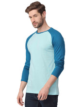 Load image into Gallery viewer, Aqua Raglan T-shirt t-shirt www.epysode.in 
