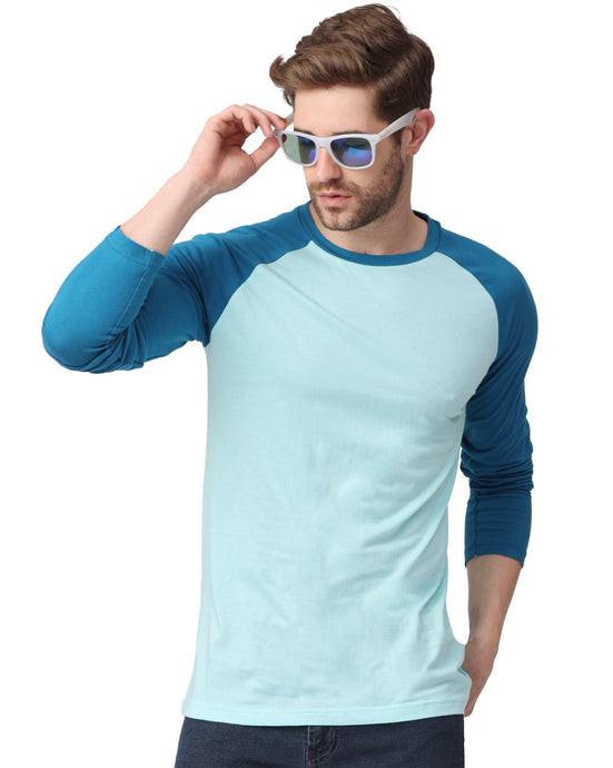 Aqua Raglan T-shirt t-shirt www.epysode.in 