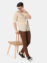 Load image into Gallery viewer, Beige Floral Print Shirt Shirt www.epysode.in 
