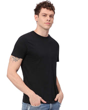 Load image into Gallery viewer, Black Basic Tee T-Shirts www.epysode.in 
