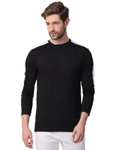 Load image into Gallery viewer, Black Panel T-shirt t-shirt www.epysode.in 
