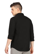 Load image into Gallery viewer, Black Solid Shirt Shirt www.epysode.in 
