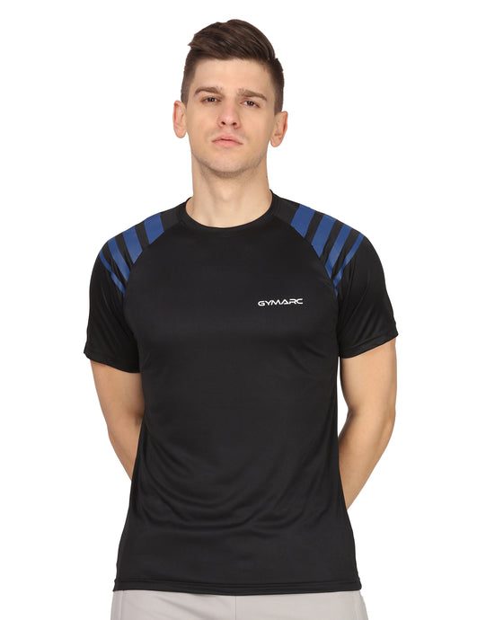 Black Sports T-Shirt T-Shirt www.epysode.in 