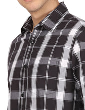 Load image into Gallery viewer, Black &amp; White Checks Shirt Shirt www.epysode.in 
