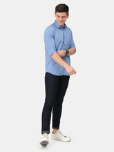 Load image into Gallery viewer, Blue Cotton Printed Shirt Shirt www.epysode.in 
